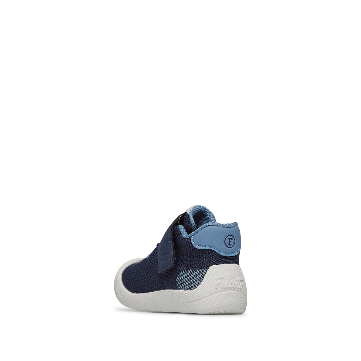 Chaussures premiers pas en similicuir et tissu FREE VL. marine, FALCOTTO