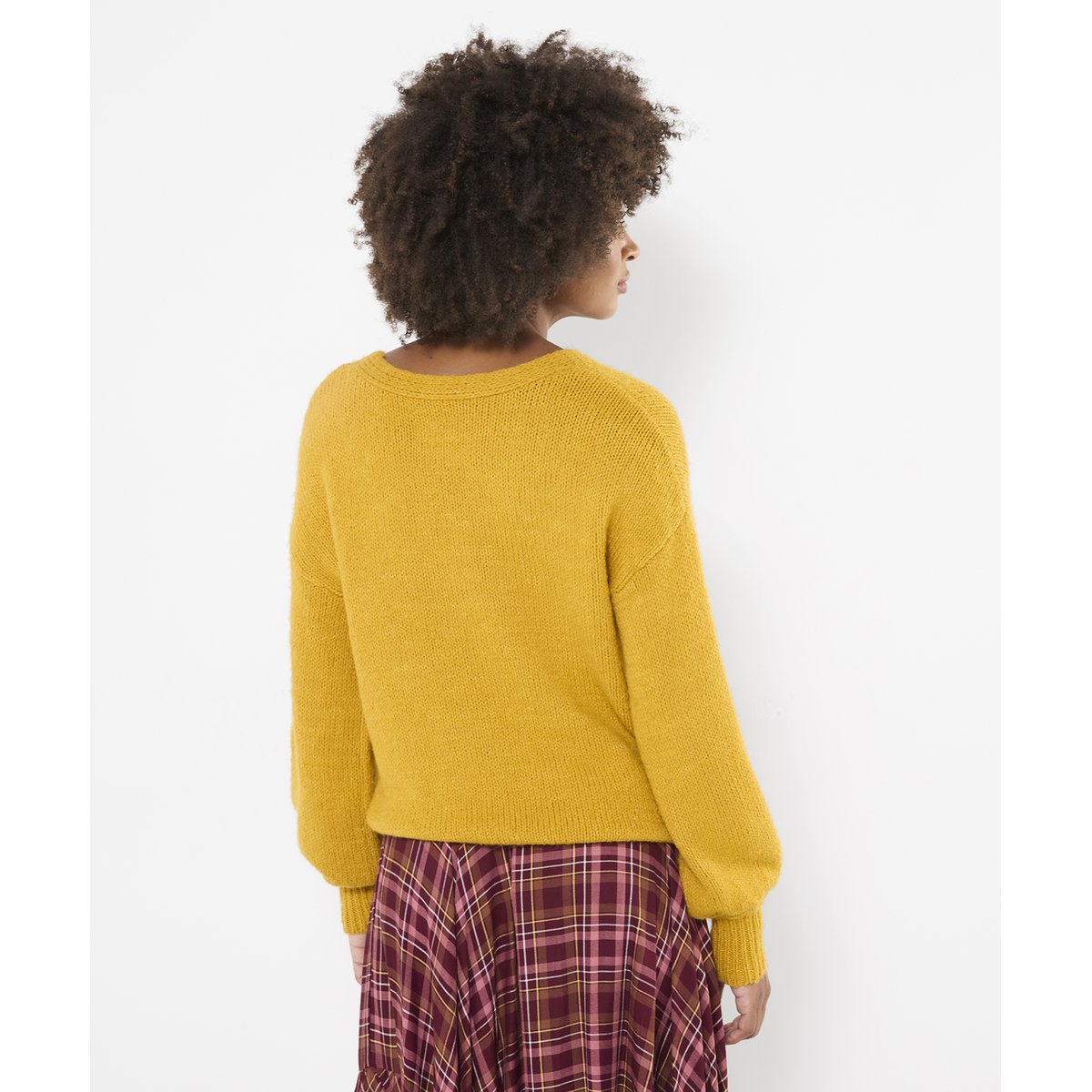 Pull Col V Tout Doux bleu, JOE BROWNS