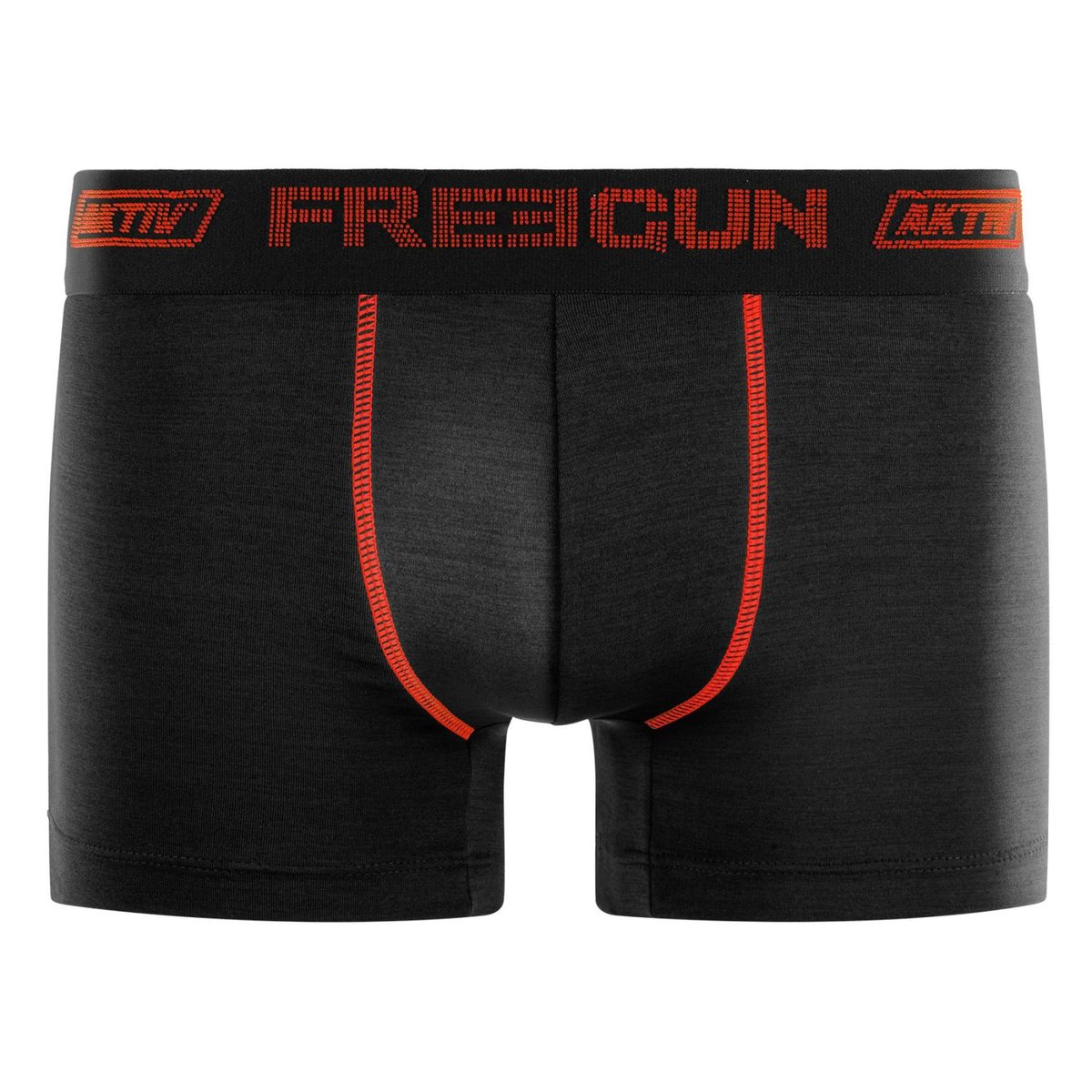 Lot De 4 Boxers Microfibre Aktiv Sport Ultra 3d noir, FREEGUN