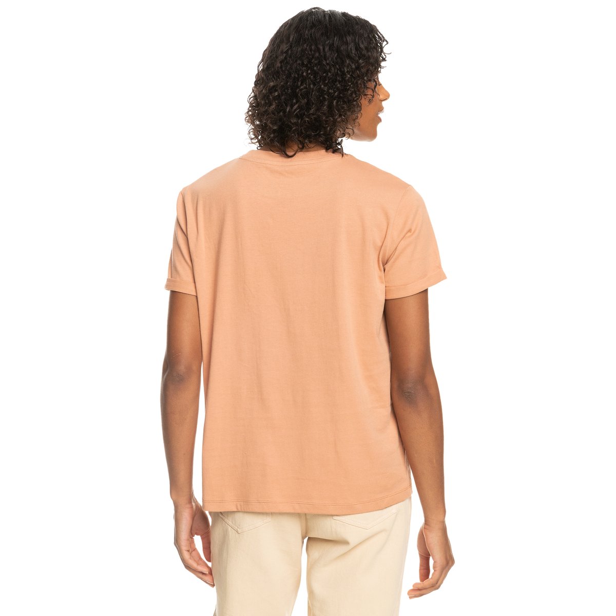 T-Shirt, manches courtes, col rond, . marron cork, ROXY