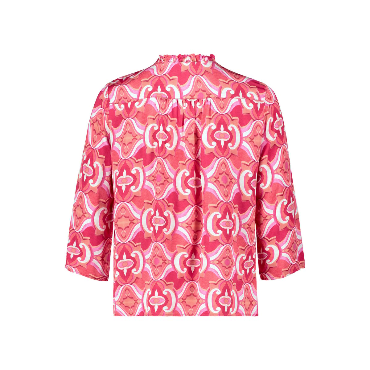 Blouse casual à ruches red/rosè, CARTOON