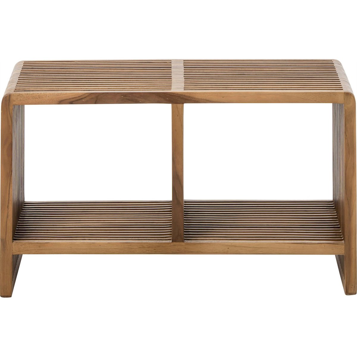 Banc à lattes en bois recyclé naturel, RECOLLECTION