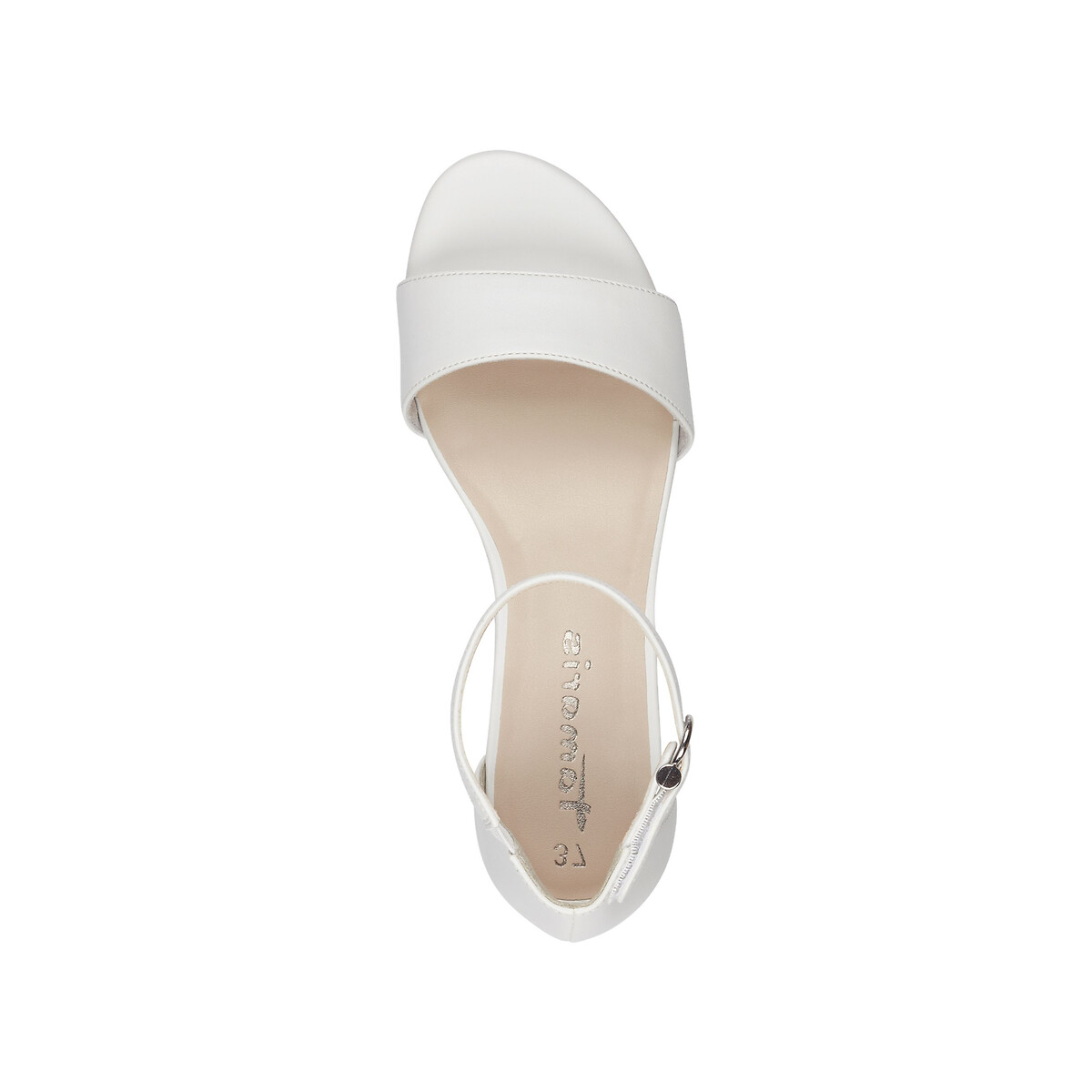 Heeled Sandals white, TAMARIS