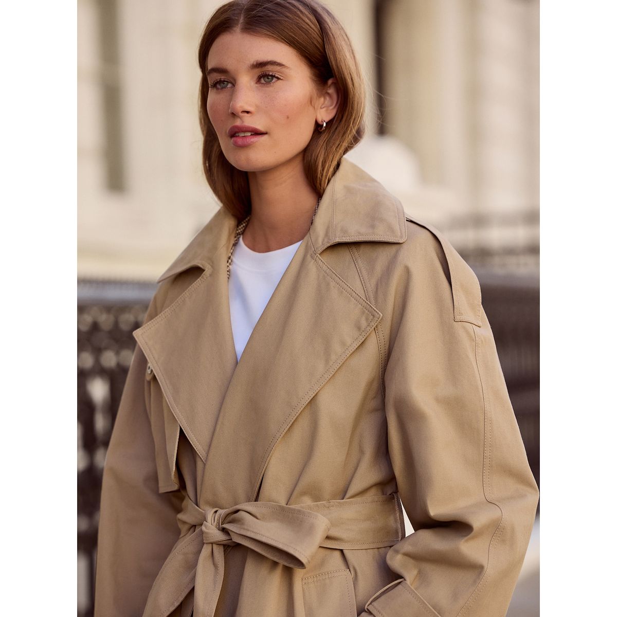 Trench n. haut de gamme sable, NEXT