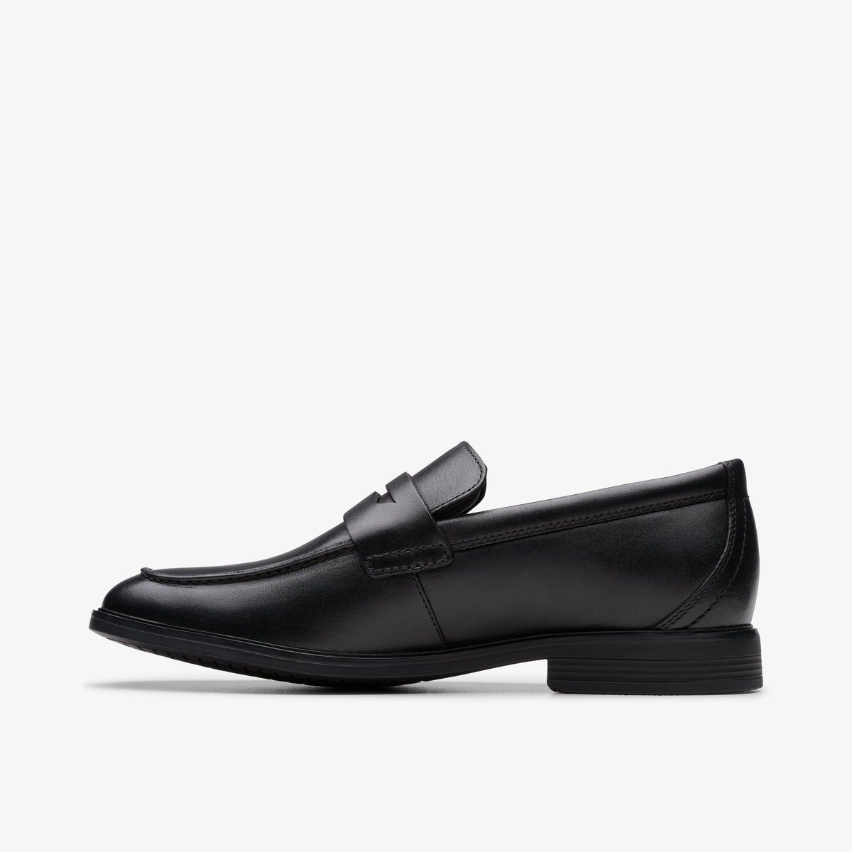 Mocassins Cuir Coupe Large JONWIN CRAFT Y noir, CLARKS