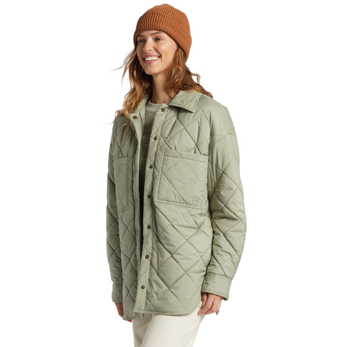 Surchemise boutonnée TRANSPORT SHACKET vert seagrass, BILLABONG