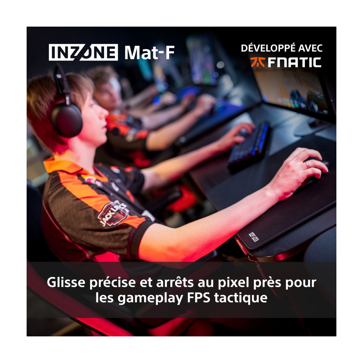 Tapis de souris INZONE MAT-F couleur unique, SONY