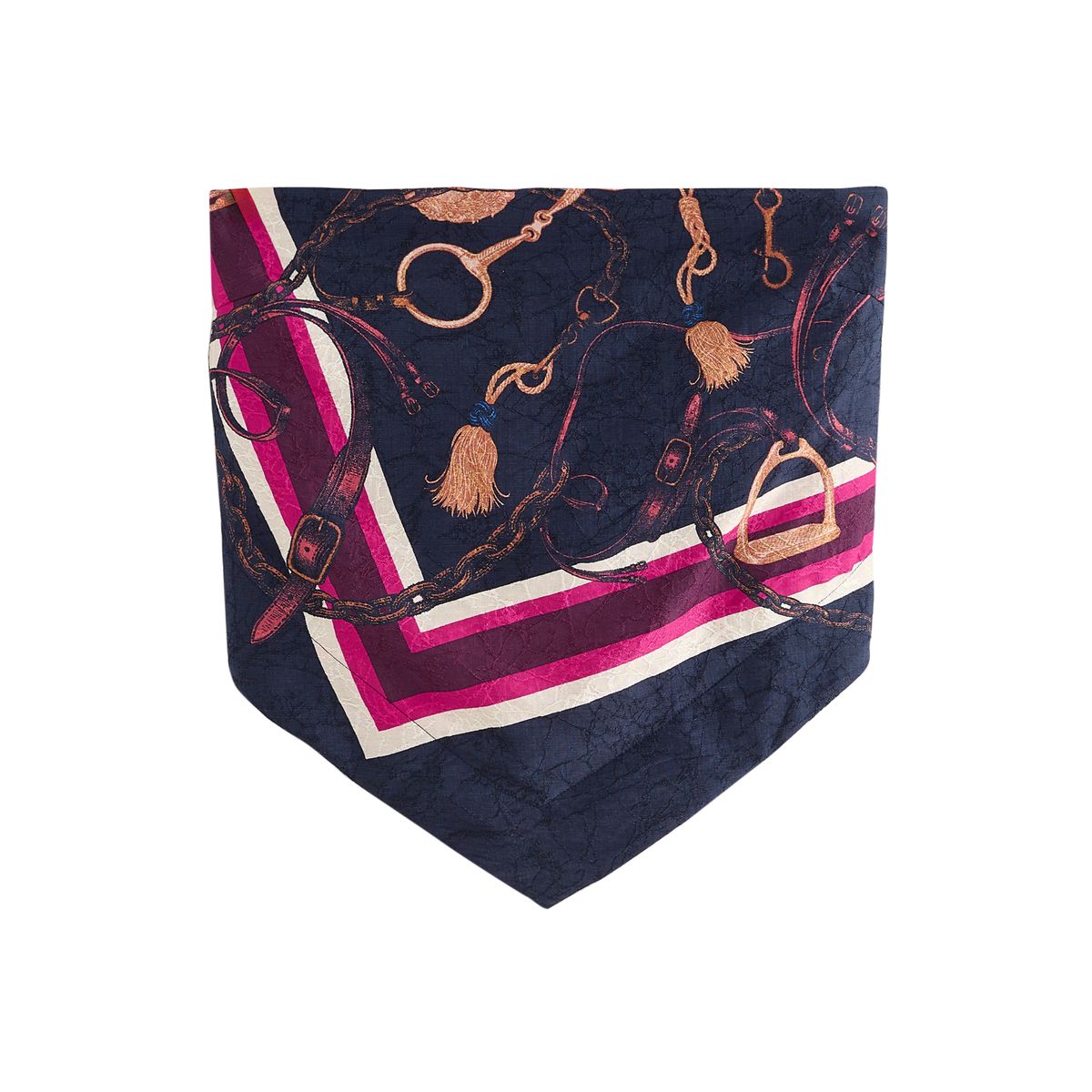 Haut bandeau bustier style foulard violet, NEXT