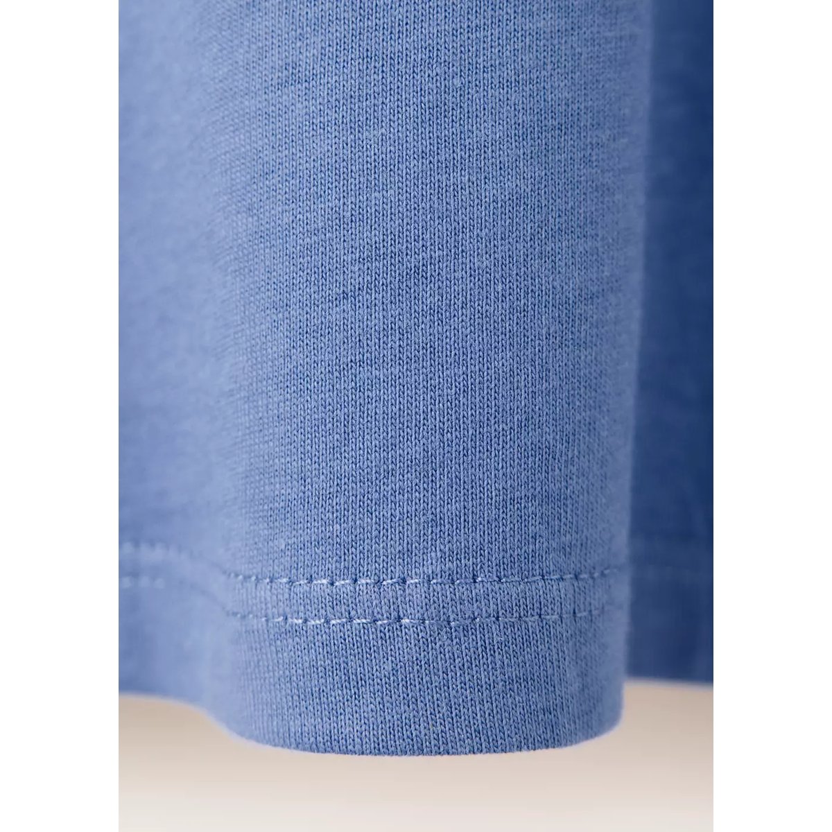 T-shirt manches longues imprimé relief bleu électrique, MANGO BABY