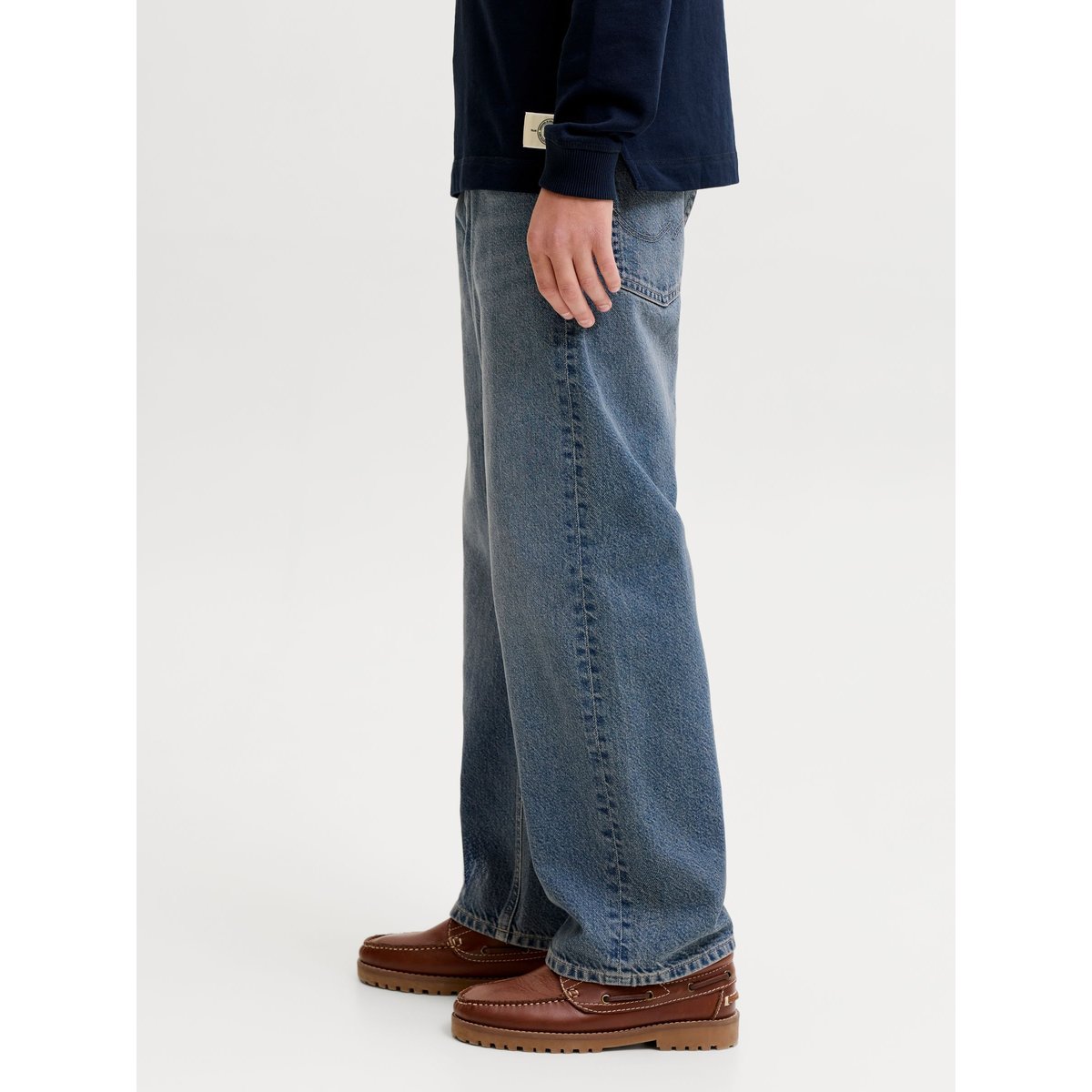 Jean Baggy Fit blue denim, JACK & JONES JUNIOR