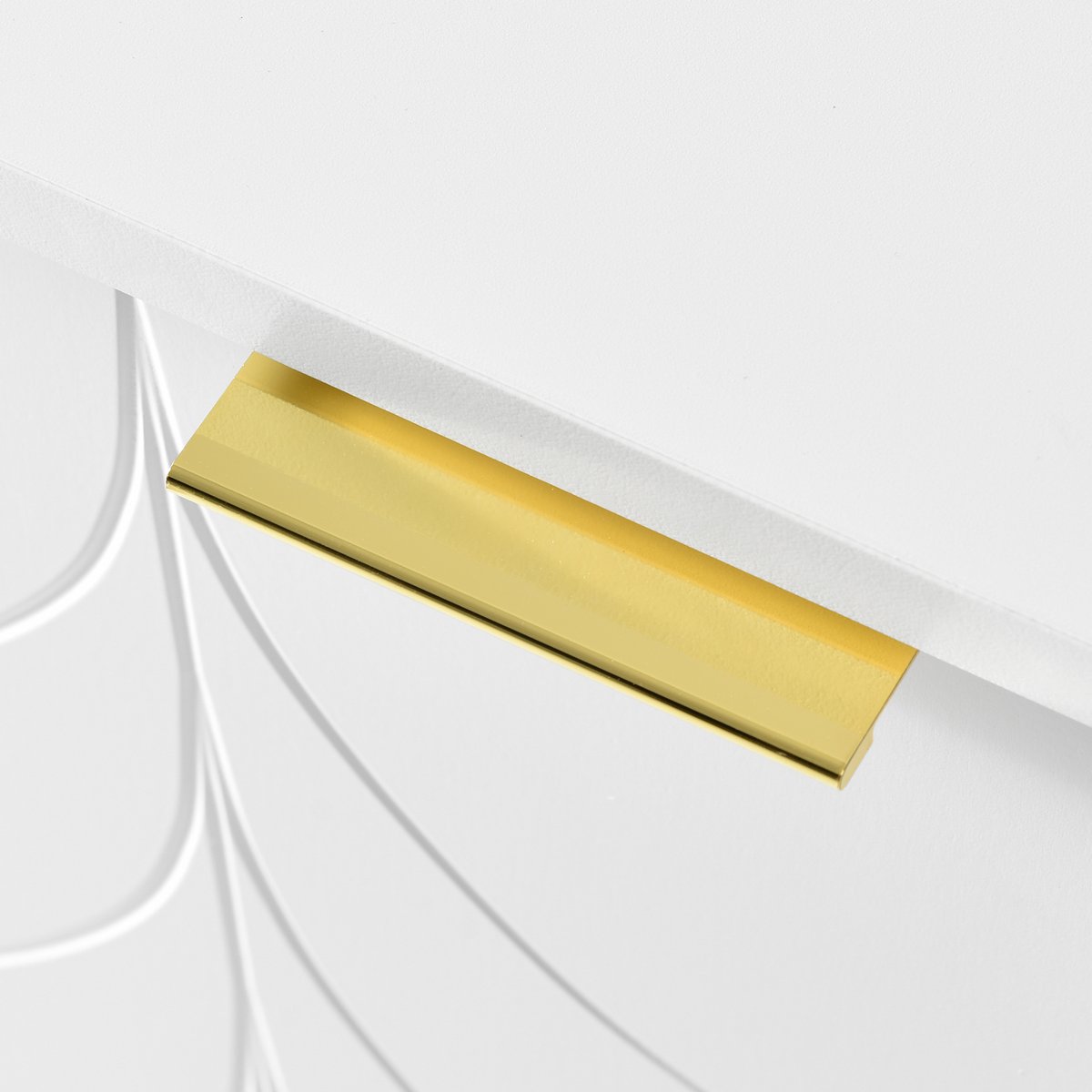 Armoire de rangement avec 3 portes style moderne, BABEDE blanc, MEUBLES COSY
