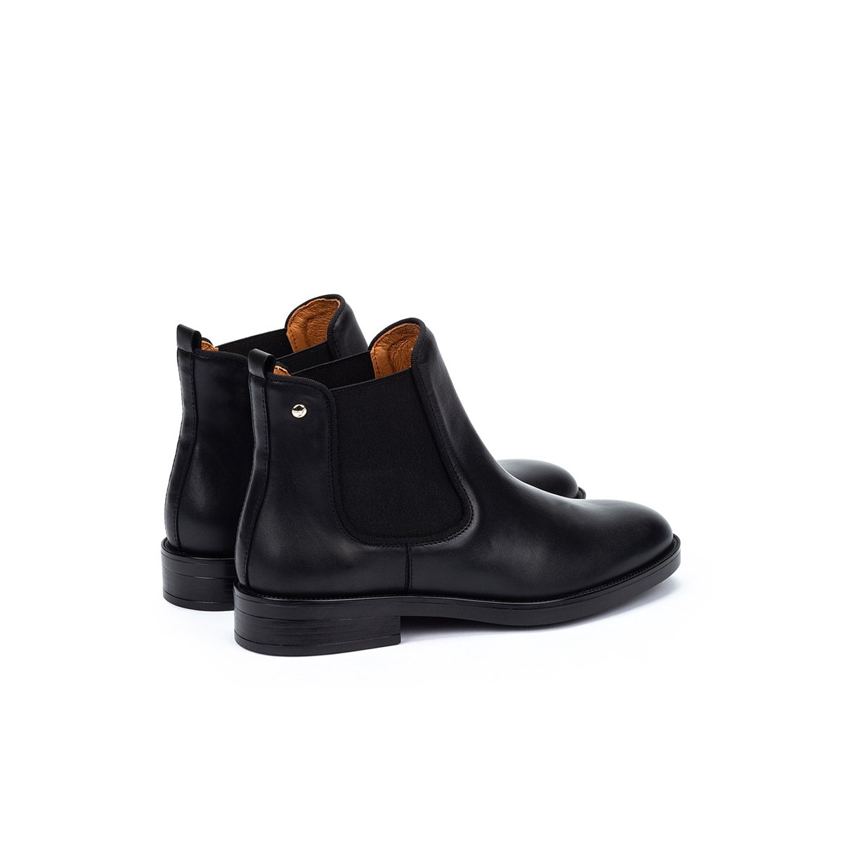 Bottines plates cuir Puertollano black, PIKOLINOS