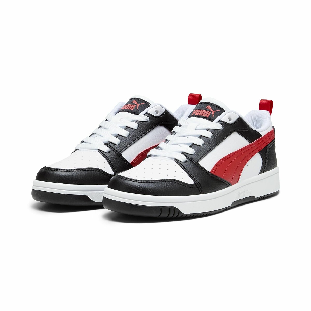 Baskets Rebound V6 Lo blanc/rouge/noir, PUMA