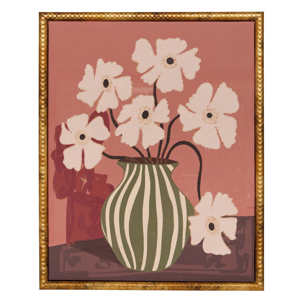 Lot de 3 toiles encadrées MONA multicolore, ATMOSPHERA