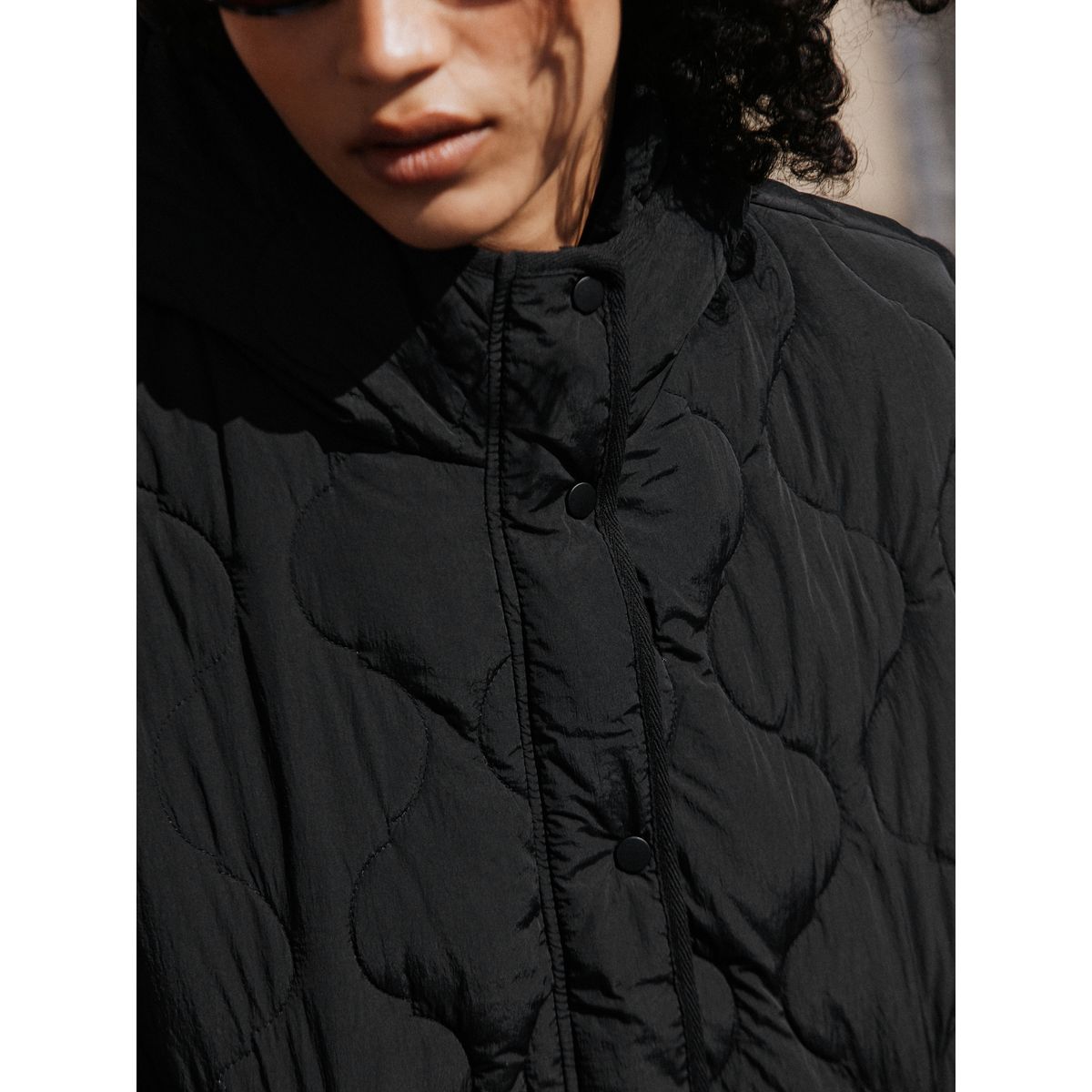 Veste matelassée légère noir, NEXT