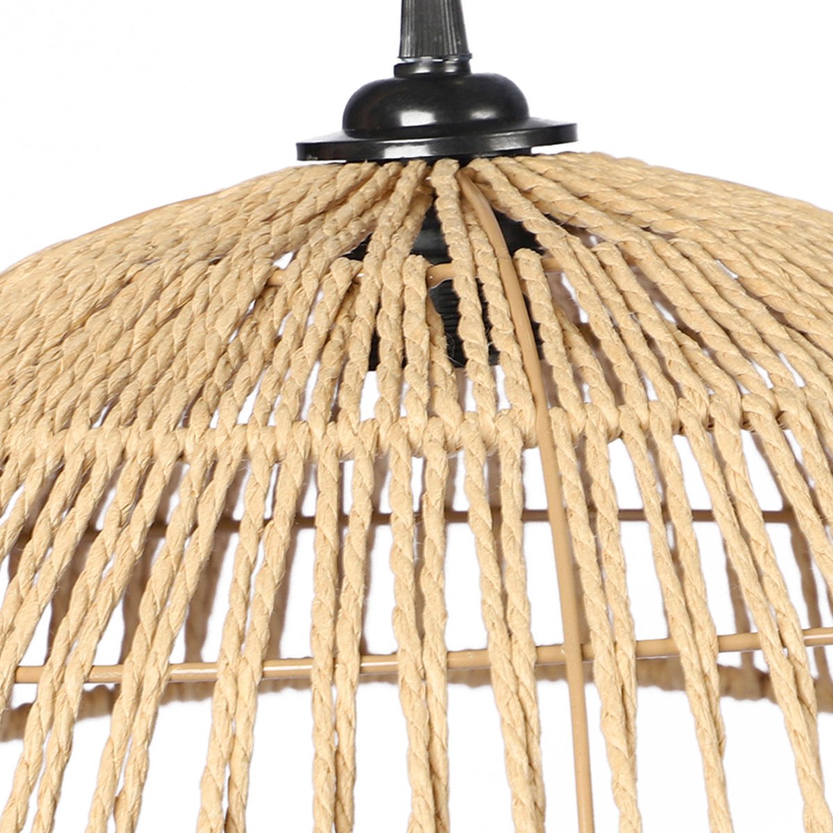 Suspension en corde 35x35x15cm beige, WADIGA