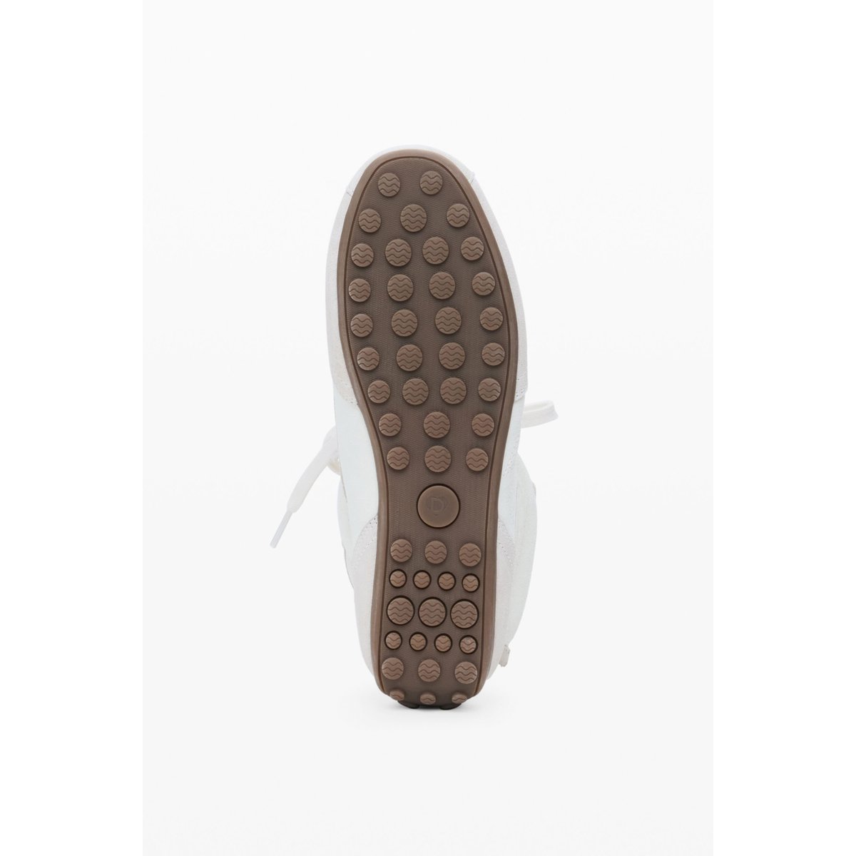 Basket en cuir beige, DESIGUAL