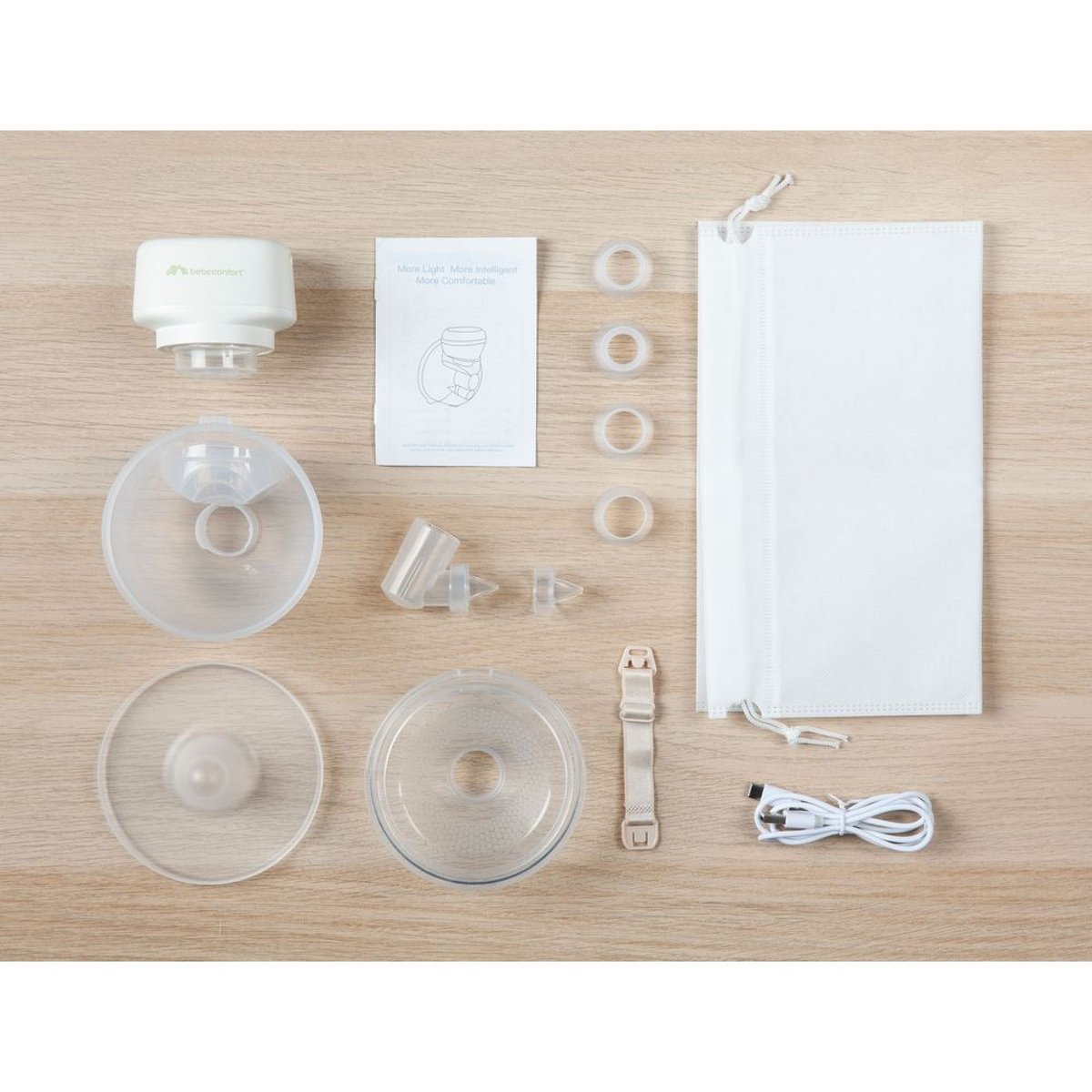 Tire-lait électrique mains-libres Discreet couleur unique, BEBECONFORT
