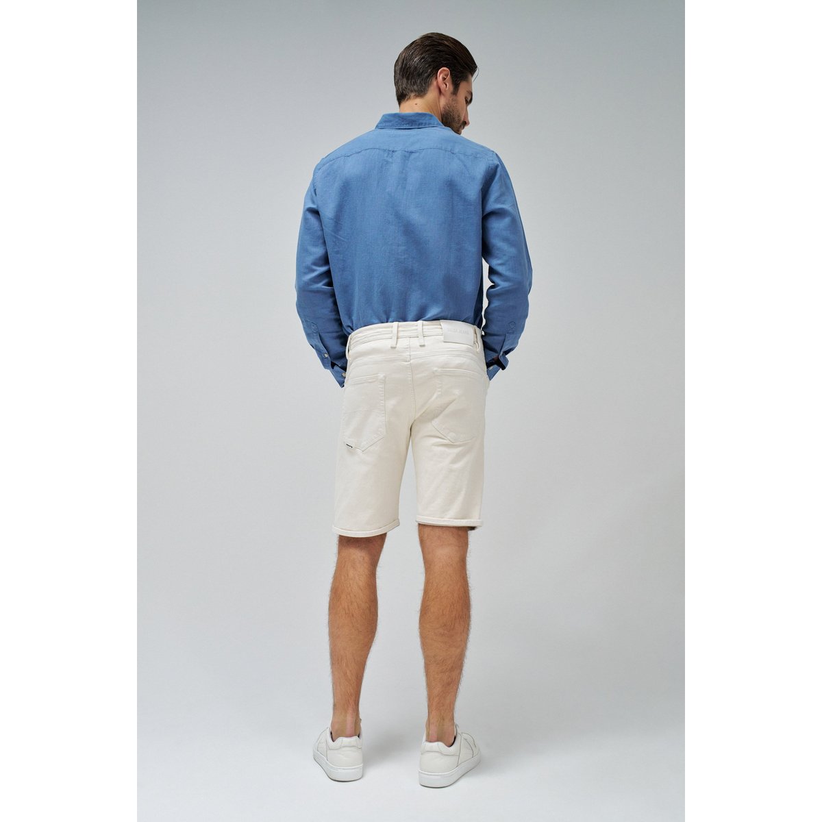 SHORT EN DENIM COLORÉ S-ACTIV ecru, SALSA JEANS