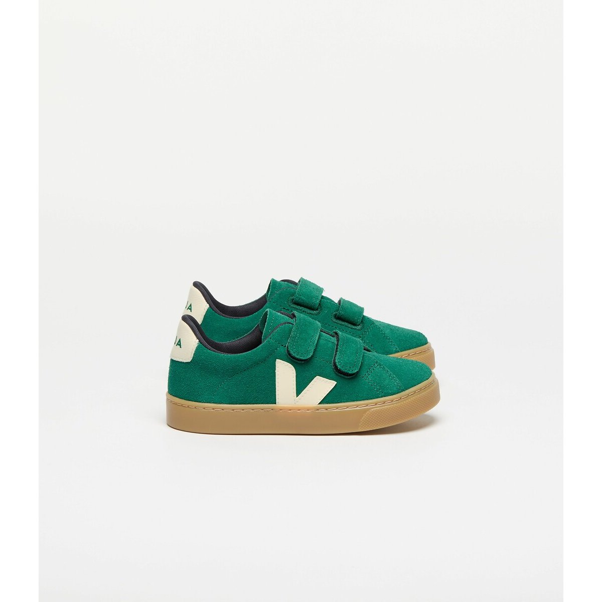 Kids Small Esplar Suede Trainers green, VEJA