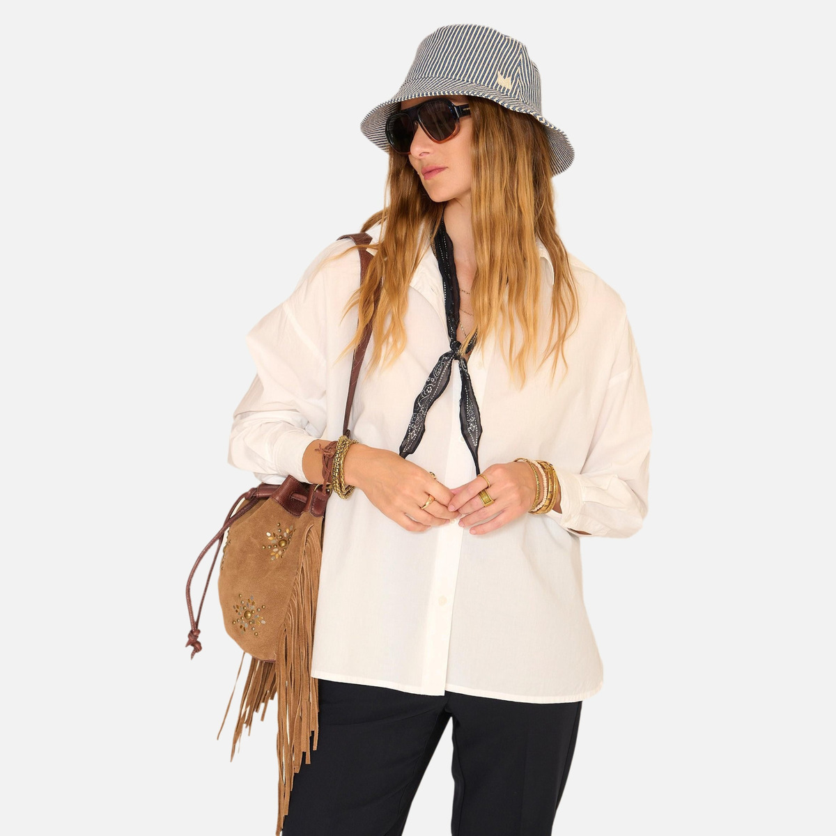Chemise CIACHA 26s blanc, MKT STUDIO