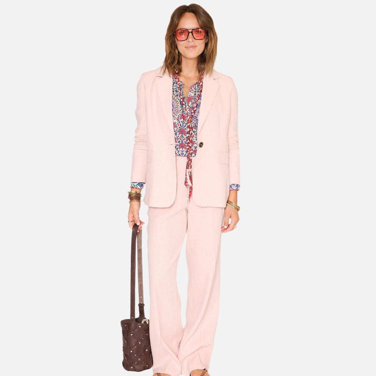Pantalon PALITO 26s rose poudré, MKT STUDIO
