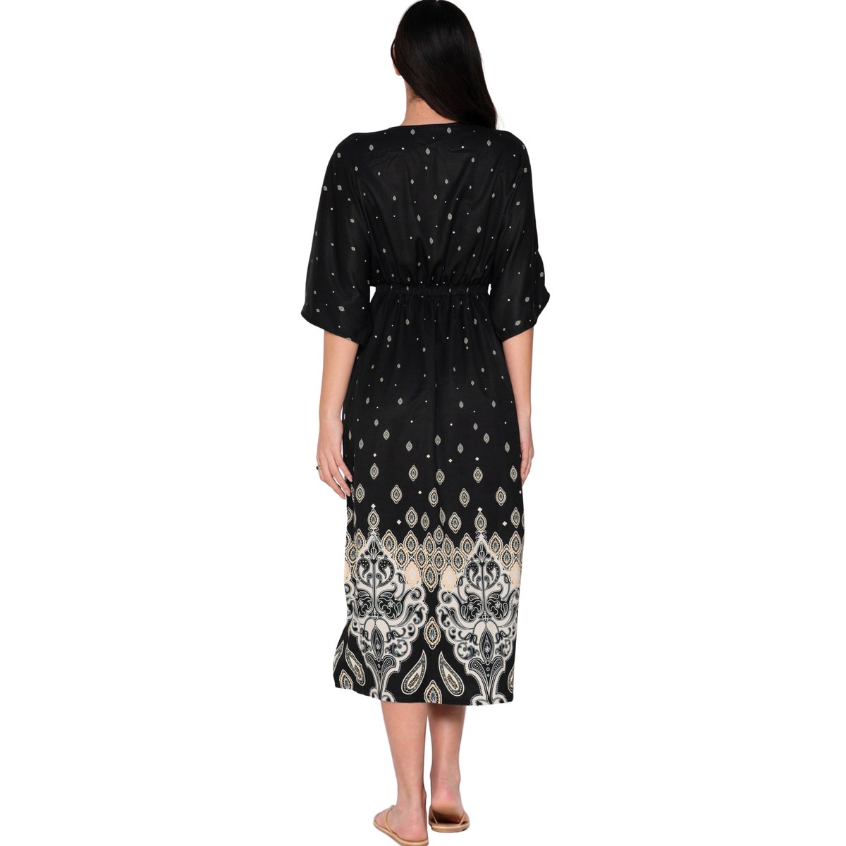 Robe longue estivale STELLAR imprimé, LUNA SPLENDIDA