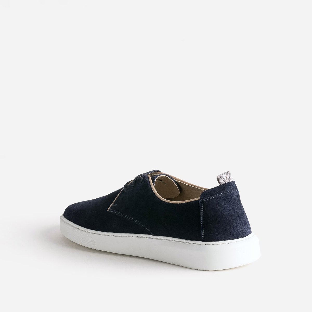 Basket en cuir PEIO marine, ERAM