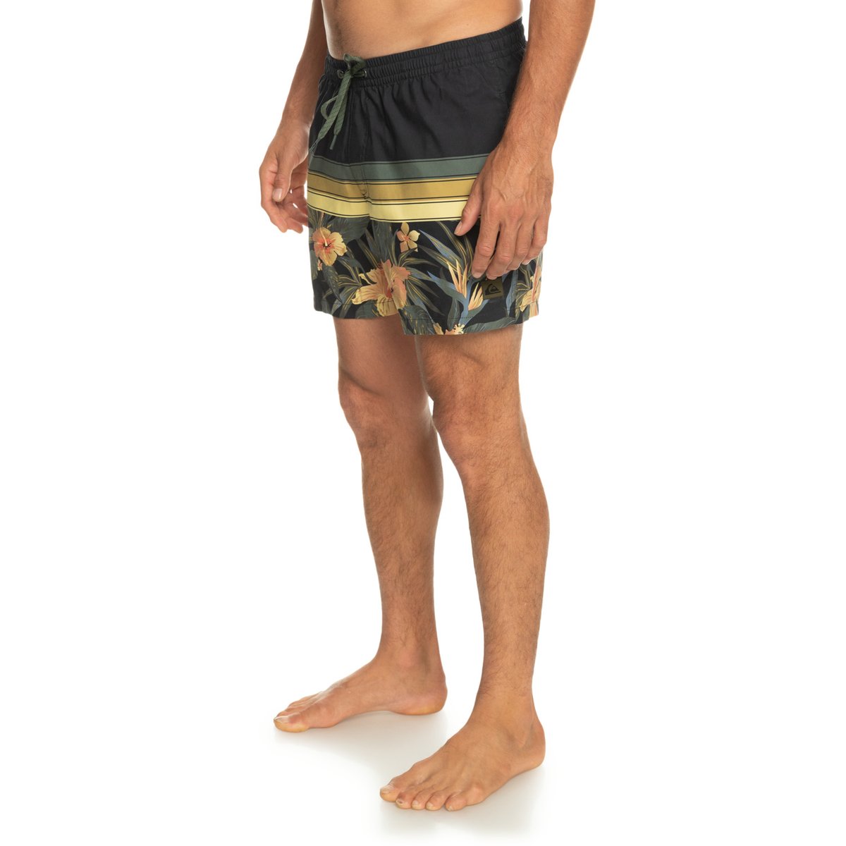 Short de bain SPORT FLORAL 15" noir black, QUIKSILVER