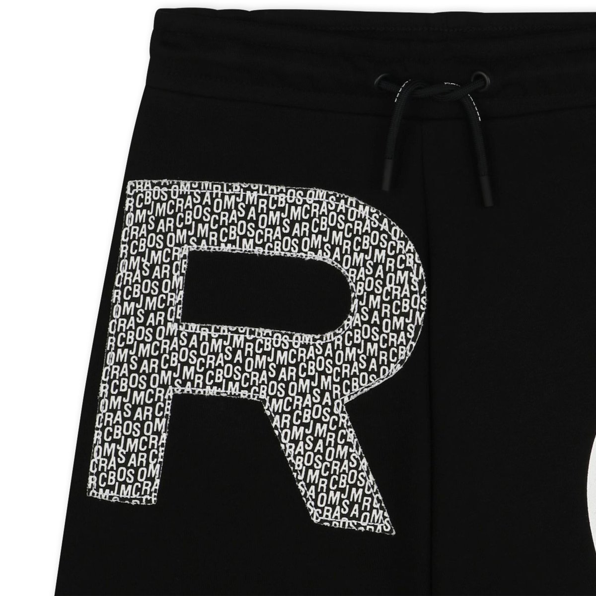 Bermuda con vita elasticizzata black, MARC JACOBS