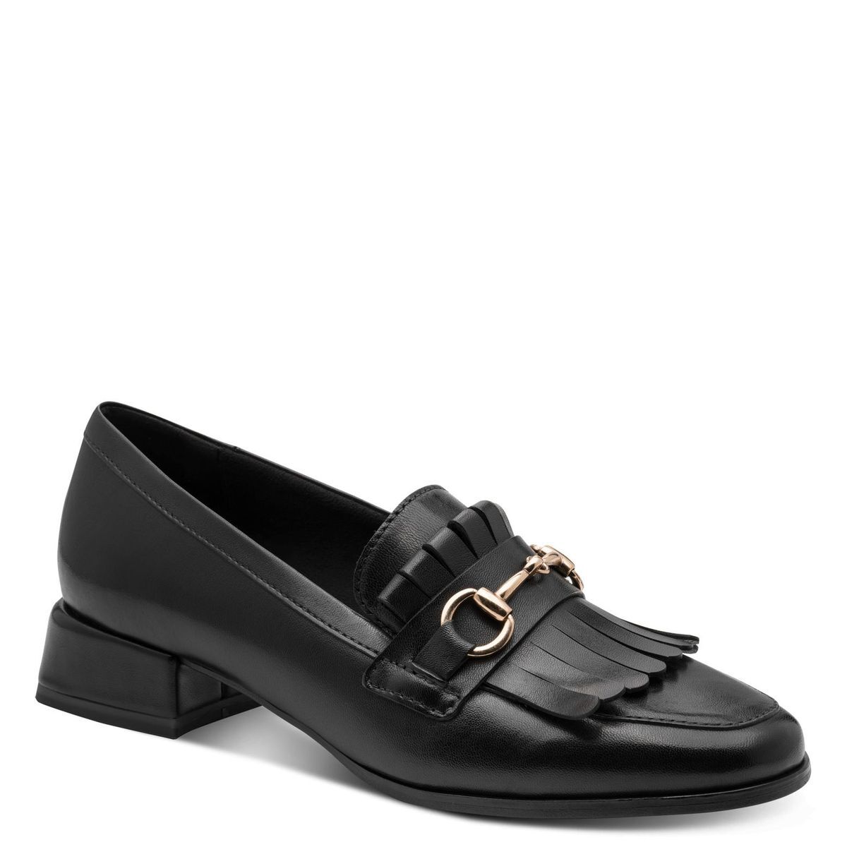 Slipper talon bloc noir nappa, MARCO TOZZI