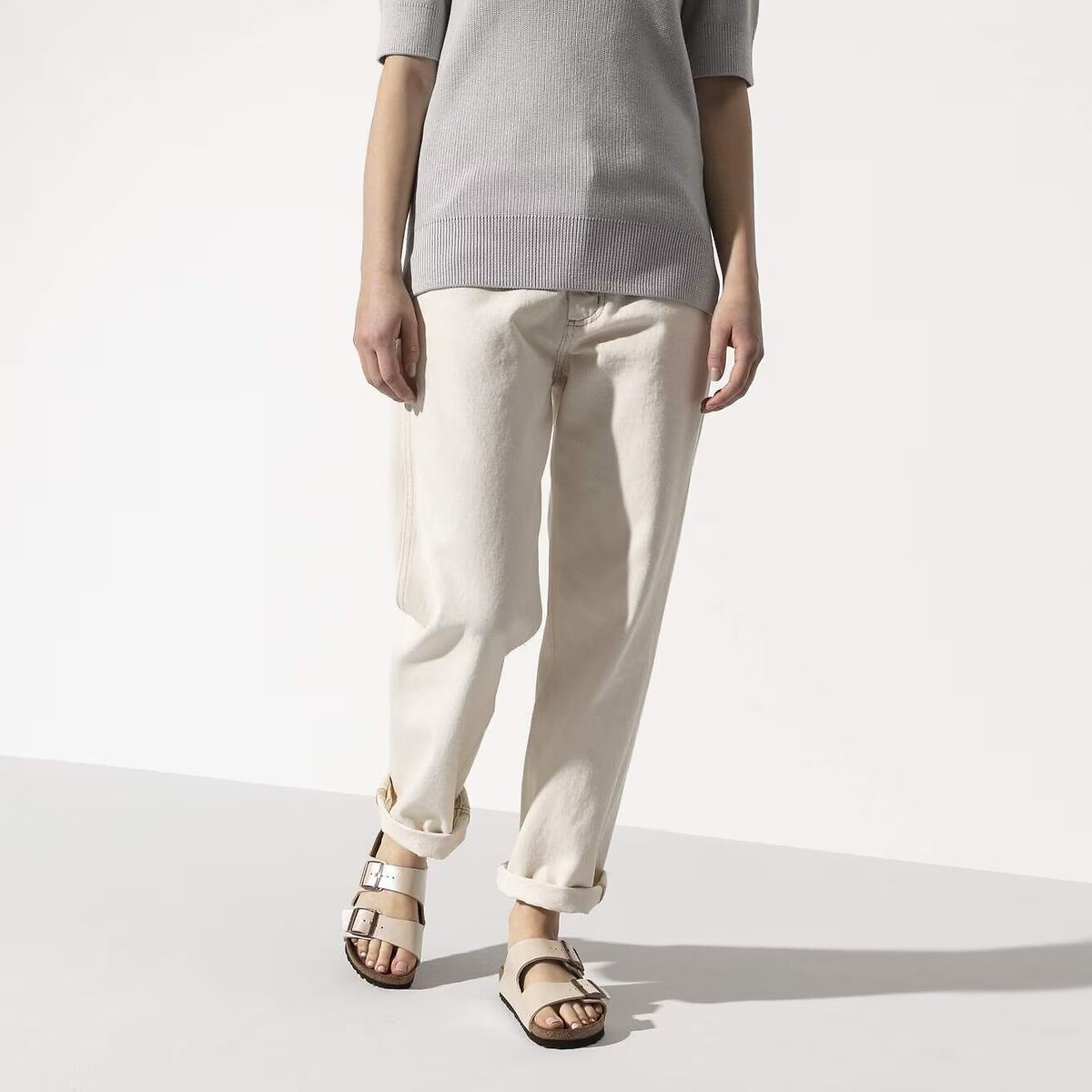 Arizona Double-Strap Mules white, BIRKENSTOCK
