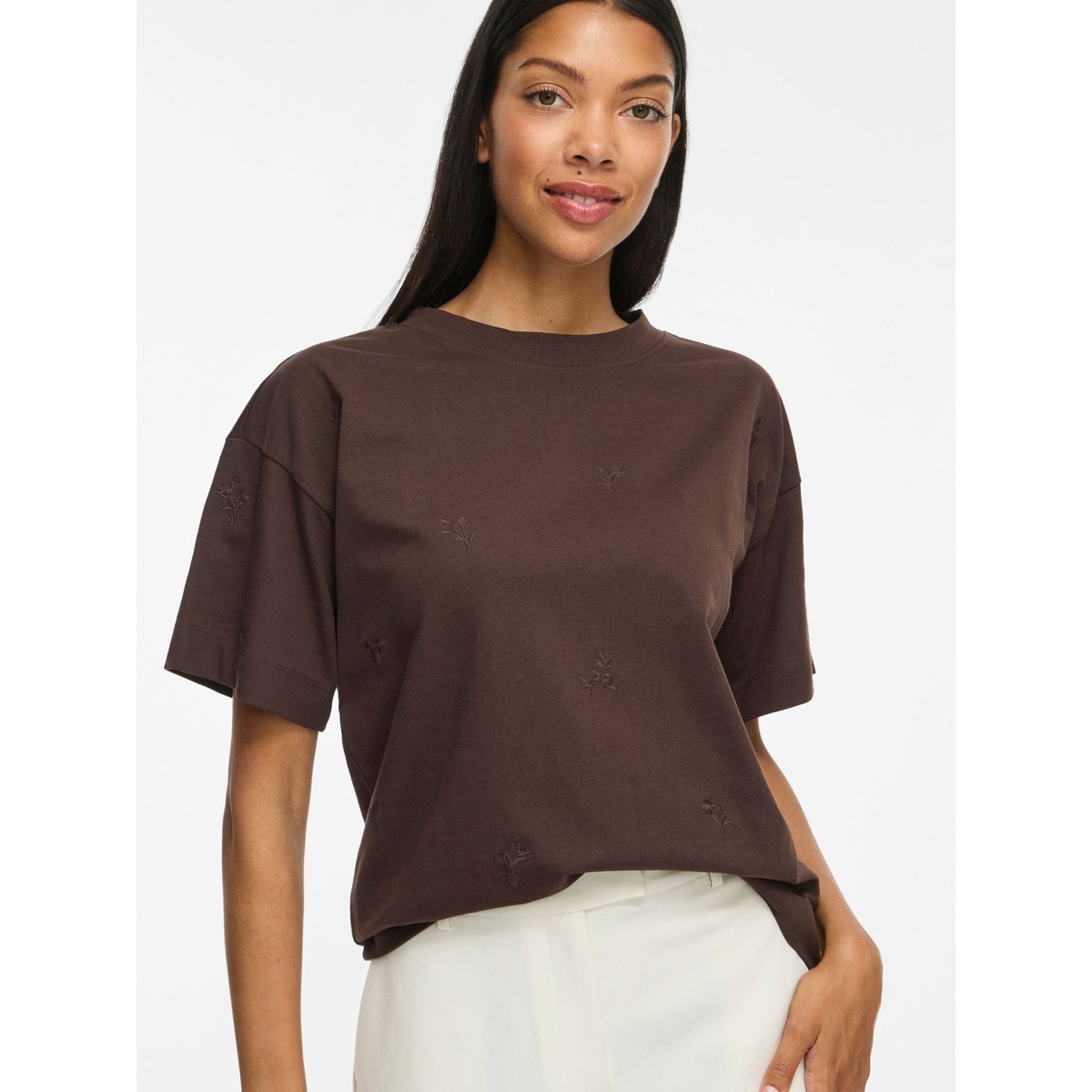 T-Shirt marron - coffee bean1, VILA