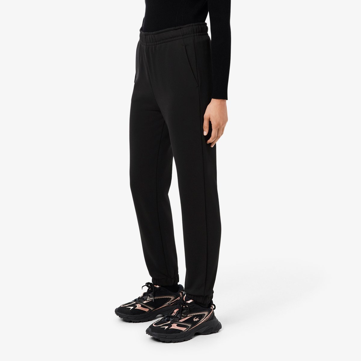 Pantalon de survêtement molleton noir-031, LACOSTE