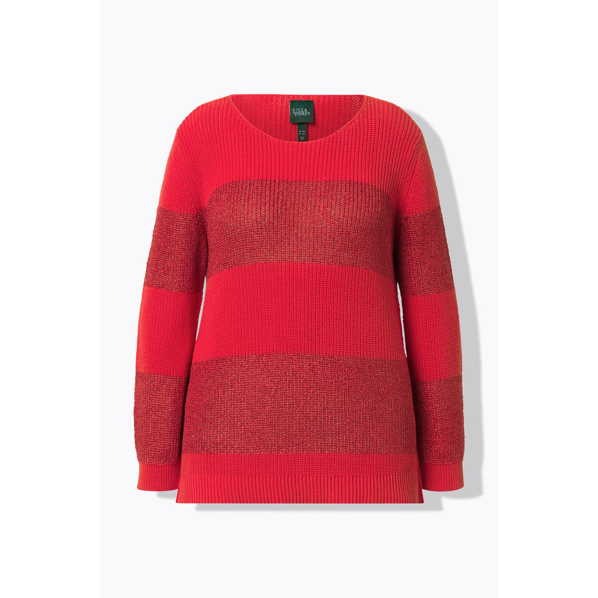 Pull à encolure bateau rouge poivron, ULLA POPKEN