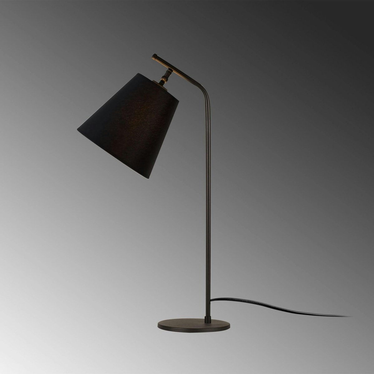 Lampe de chevet vintage ZURICH noir, PIER IMPORT