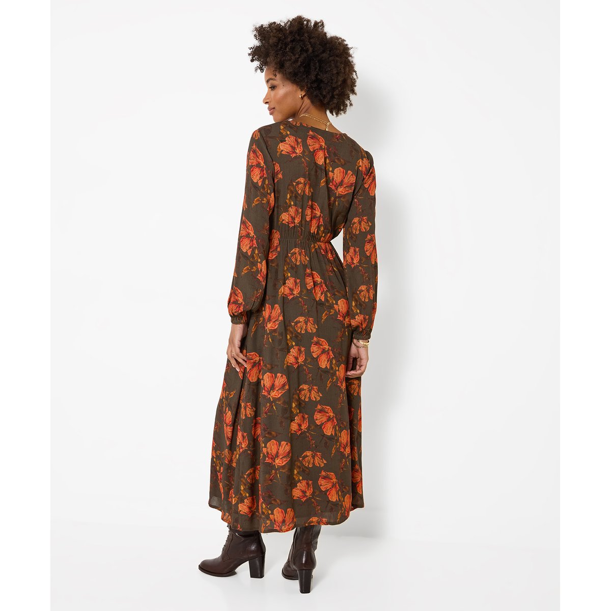 Robe Longue Boutonnée Eden vert, JOE BROWNS