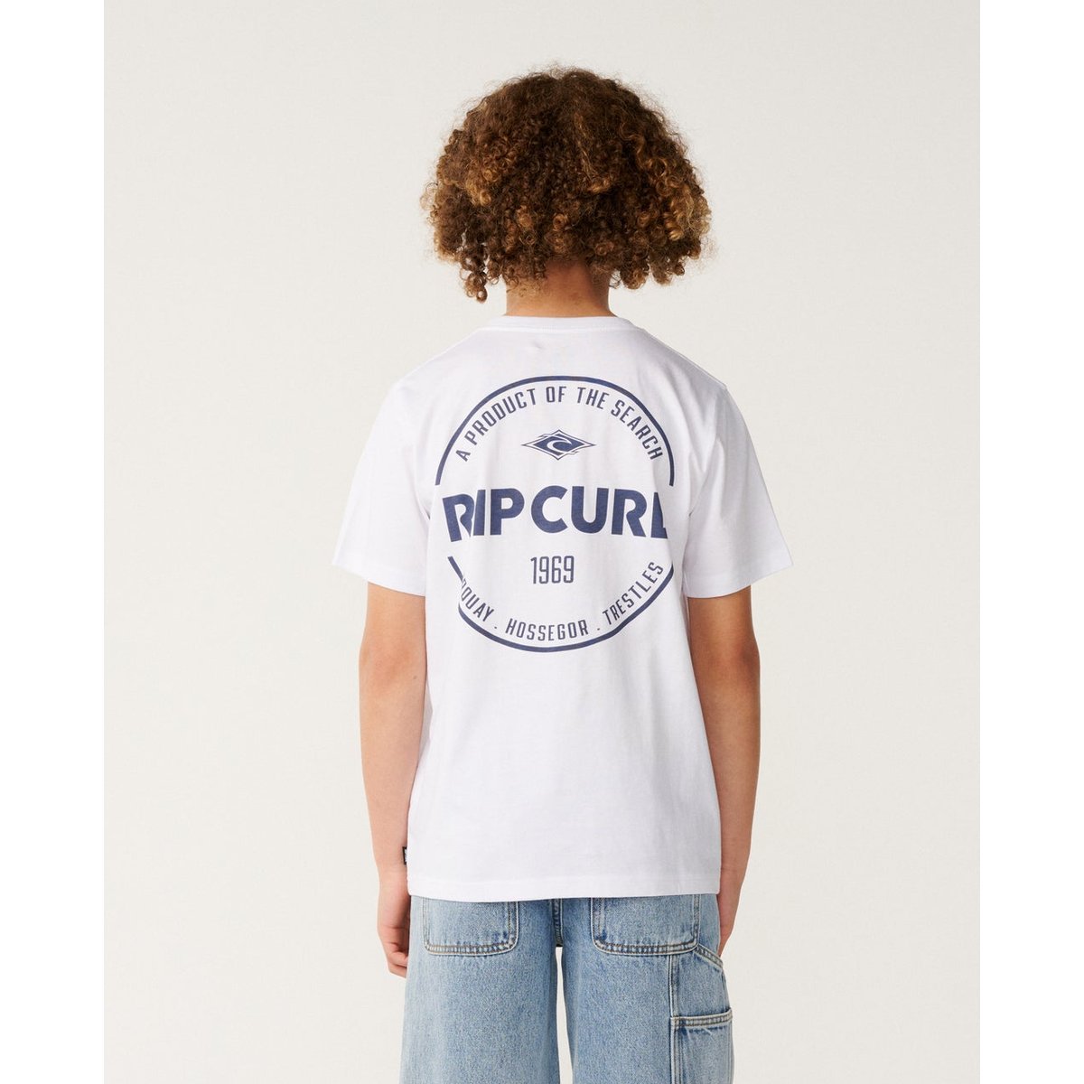T-shirt enfant STAPLE blanc, RIP CURL