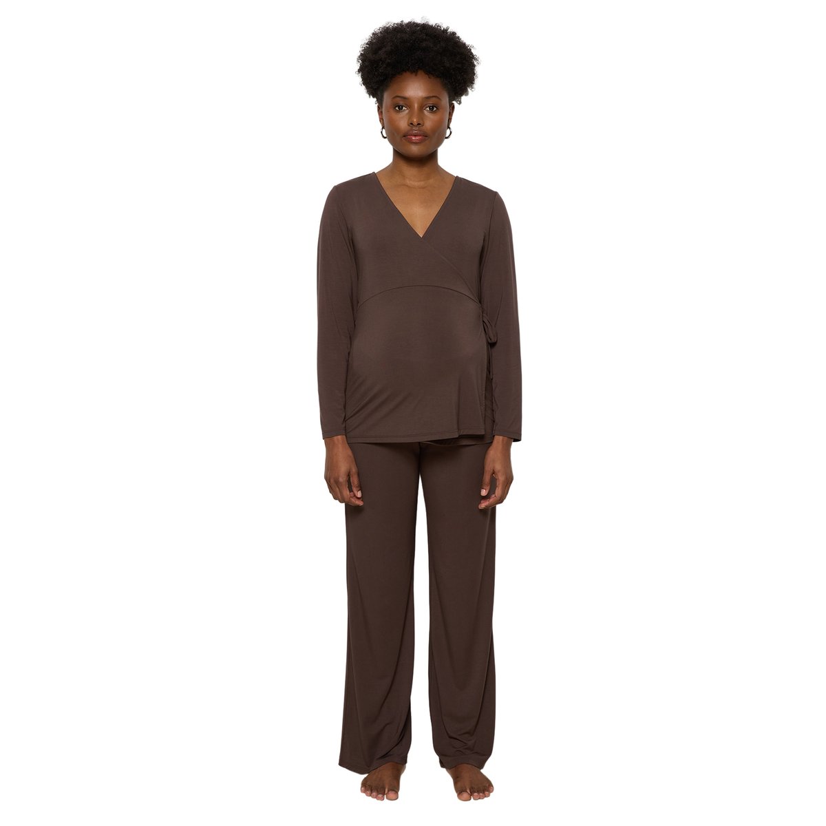 Ensemble sport grossesse allaitement chocolat, VERTBAUDET