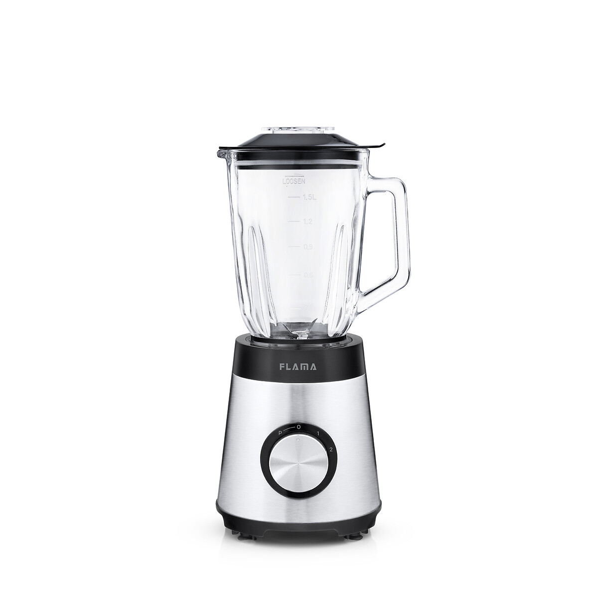 Liquidificadora Inox 1300W Com Copo de Vidro 2237FL, FLAMA inox, FLAMA