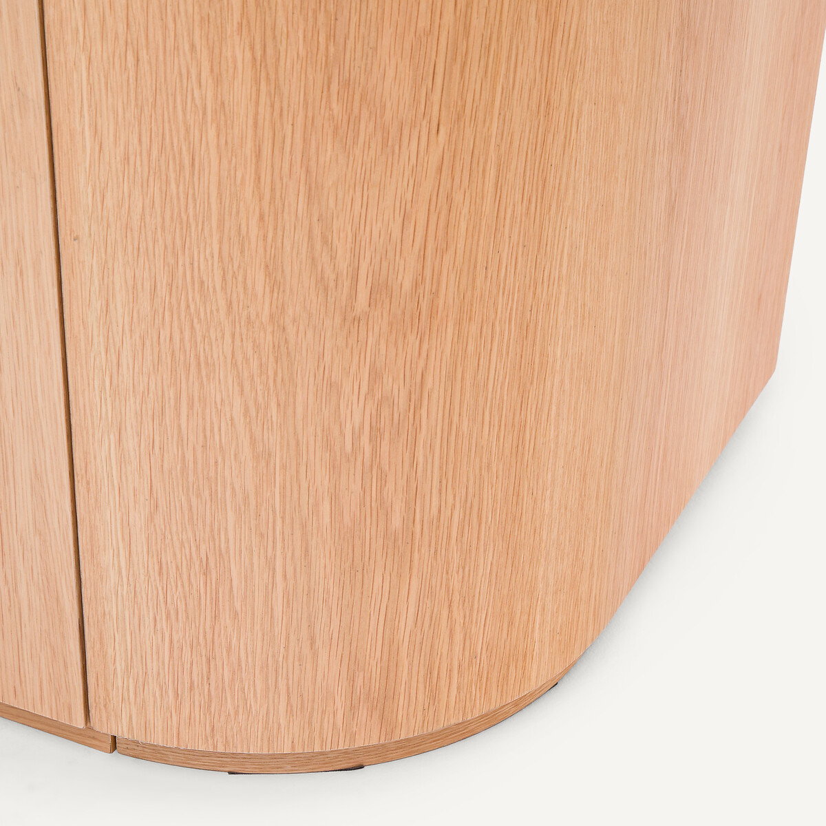 Élément armoire à angle rond pour dressing modulable, en plaqué chêne, EVORIA naturel, AM.PM