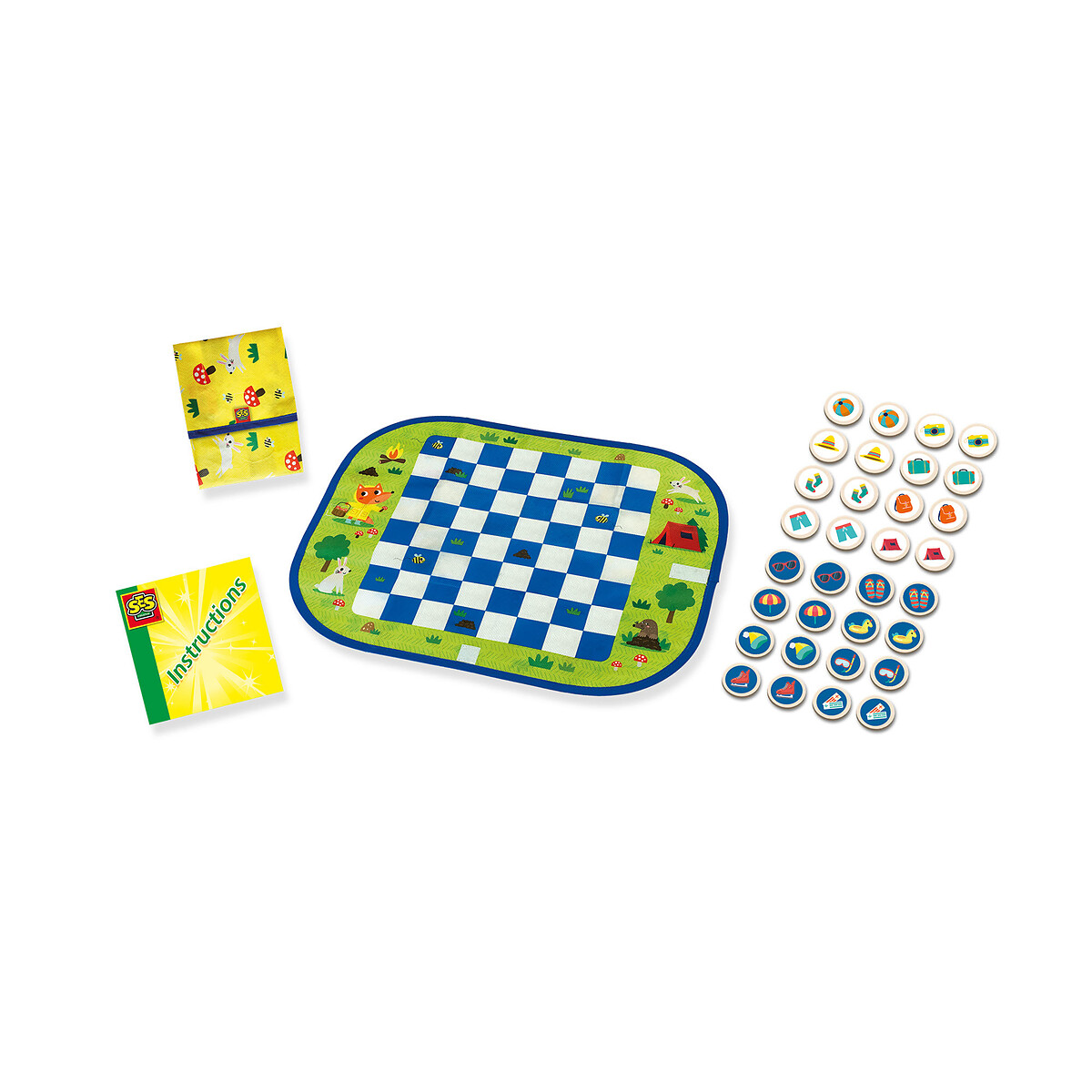 Brinquedo "Jogo de viagem Wrap & Go", SES multicolor, SES