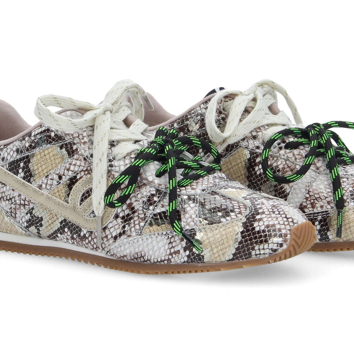 EVO RUN W SNAKE KISS DORÉ - Collier orné de Cristaux Swarovski® inclus doré, NO NAME