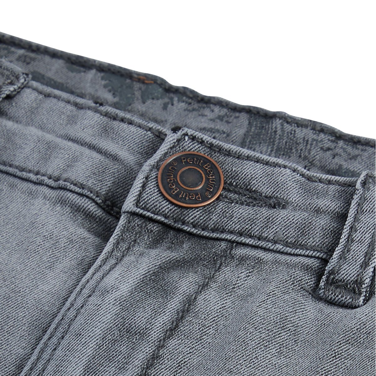 Jean enfant TEHIO gris, PETIT BEGUIN