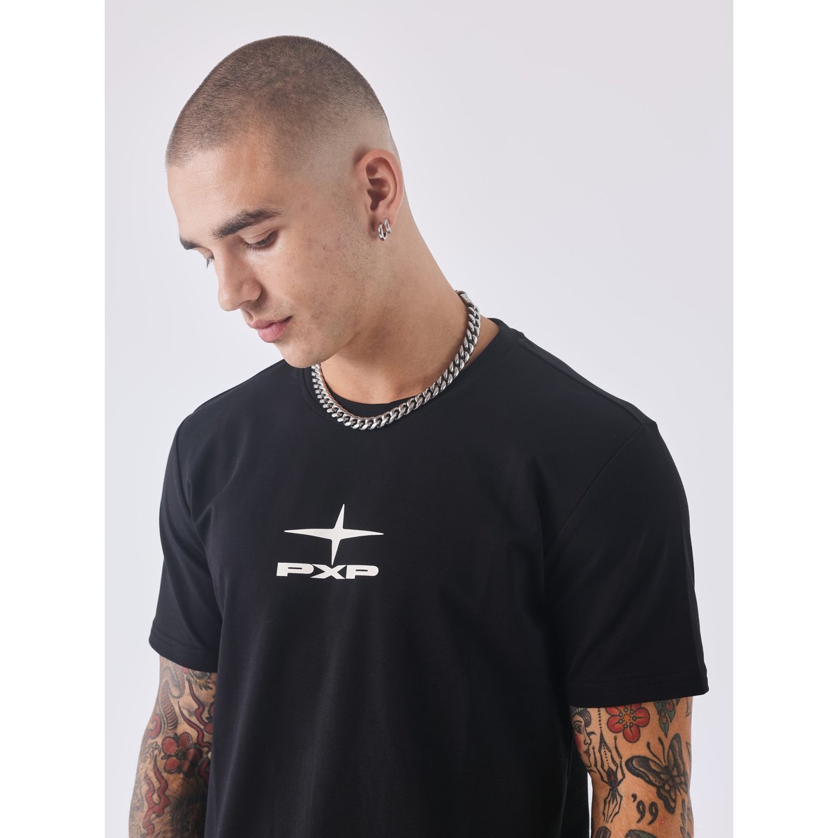 T-shirt fit Essentials noir, PROJECT X