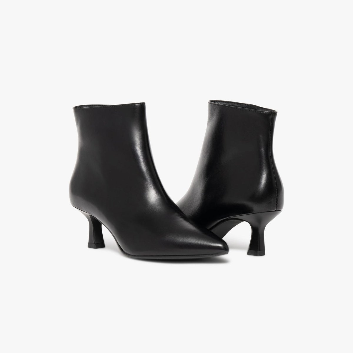 Boots À Talon en cuir JILLA noir, BOCAGE