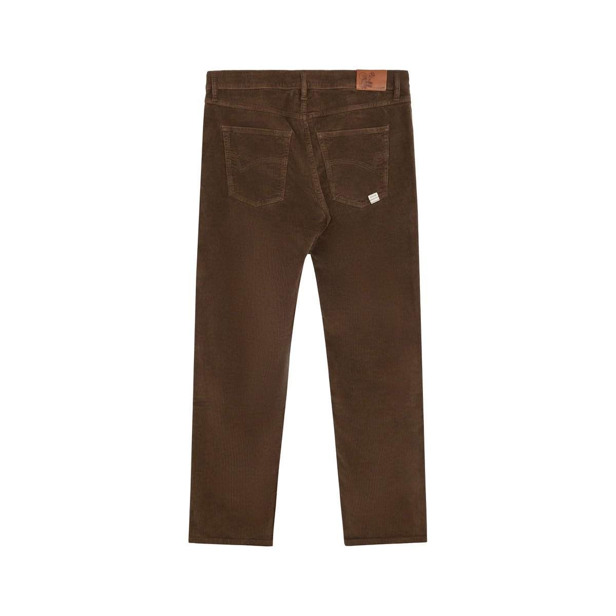 PANTALON REGULAR VELOURS ROYMOB marron, PULLIN