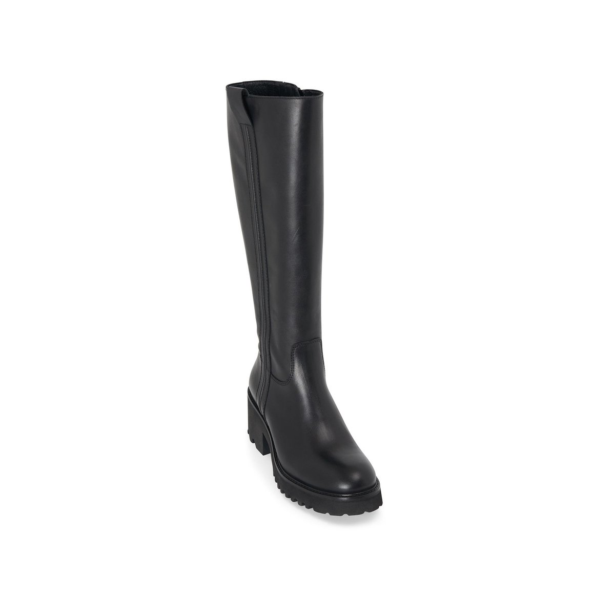Botte À Talon en cuir STONE noir, MELLOW YELLOW