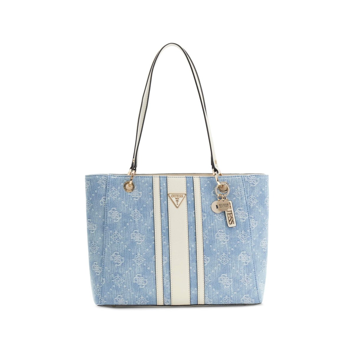 Sac Tote Noelle bleu clair, GUESS