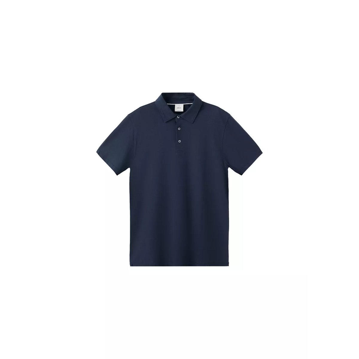 Polo slim-fit 100 % coton bleu marine, MANGO MAN